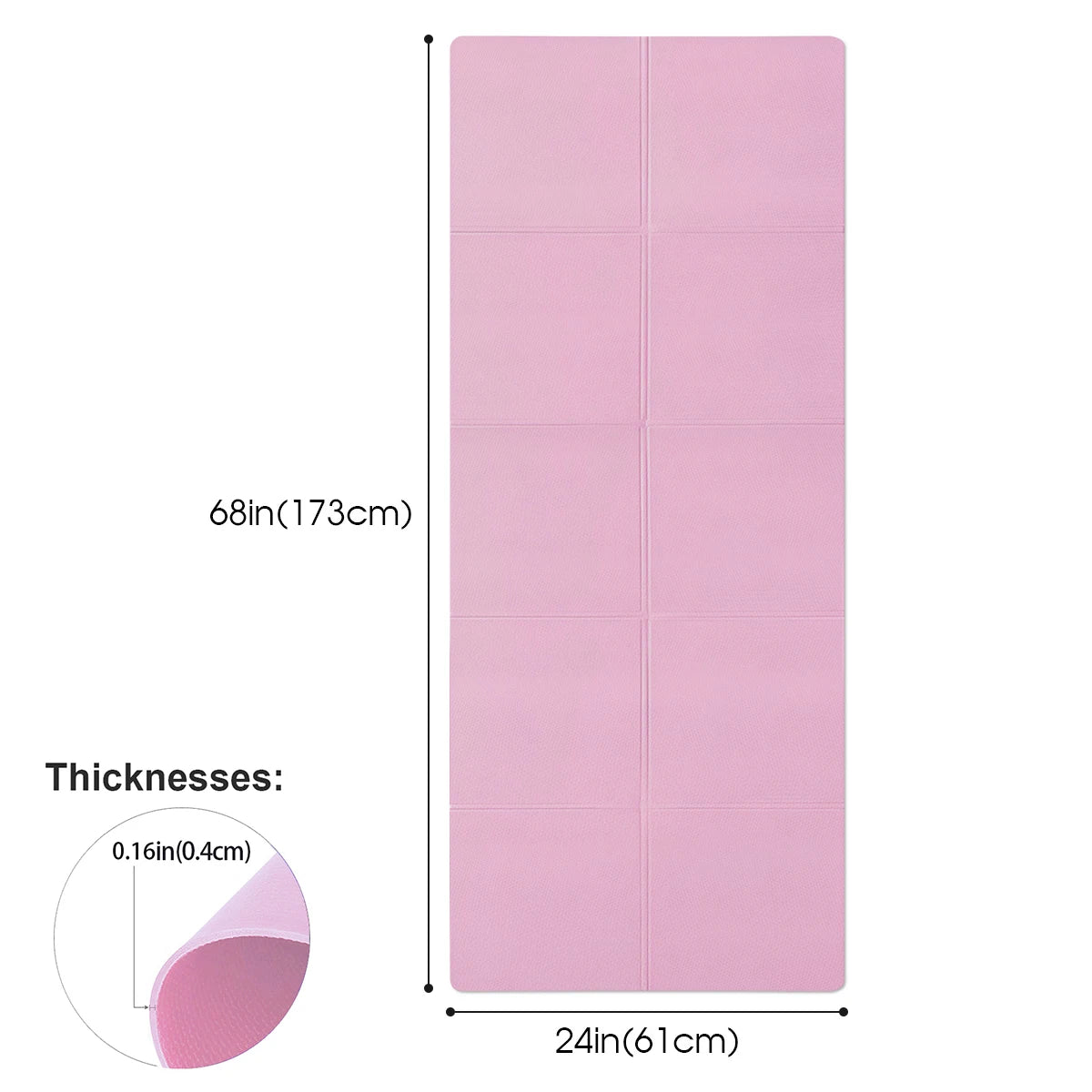 Yoga Mat – Lightweight & Non-Slip Gym Mat (4 mm)