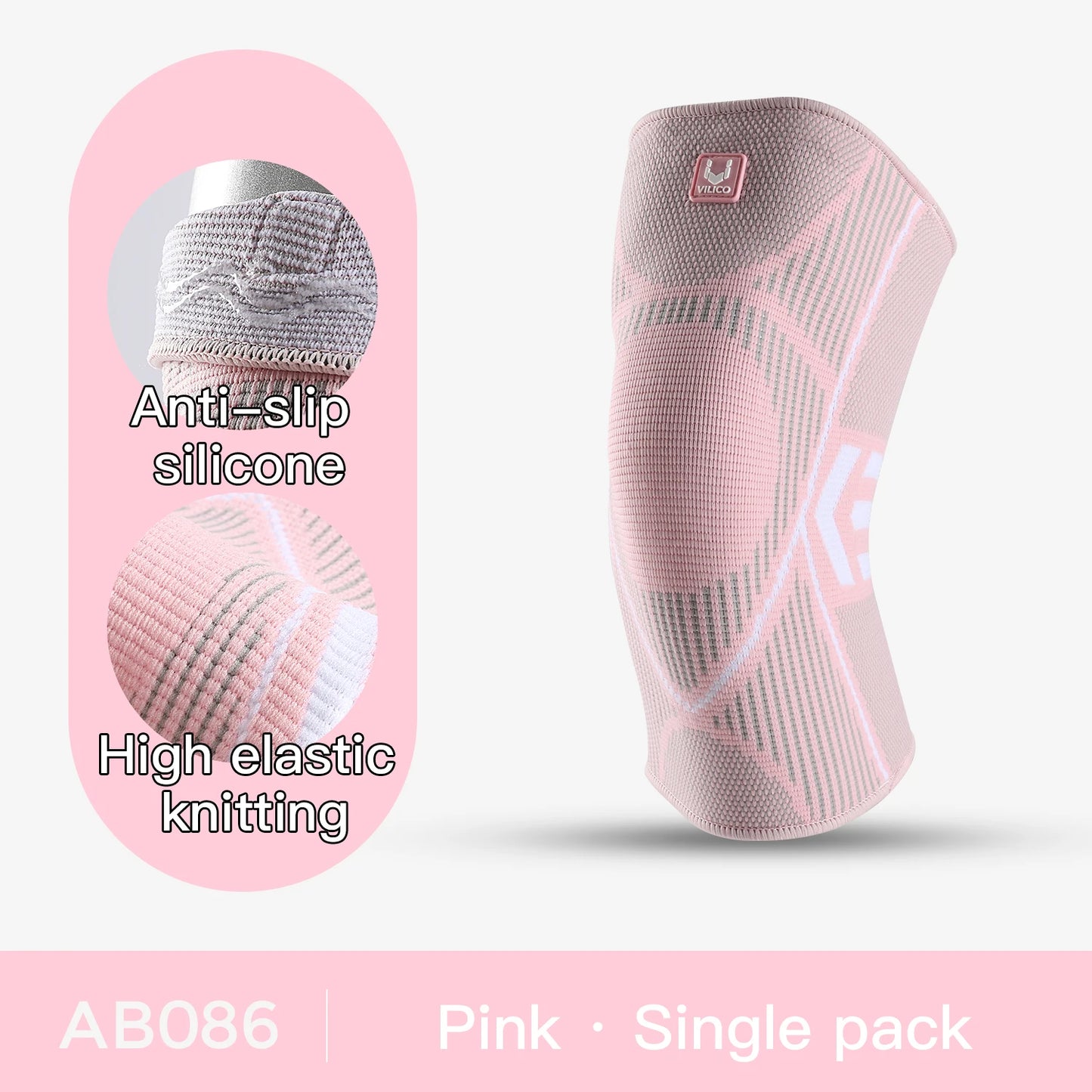 Silicone Knee Pad – Sports Knee Support for Training & Games