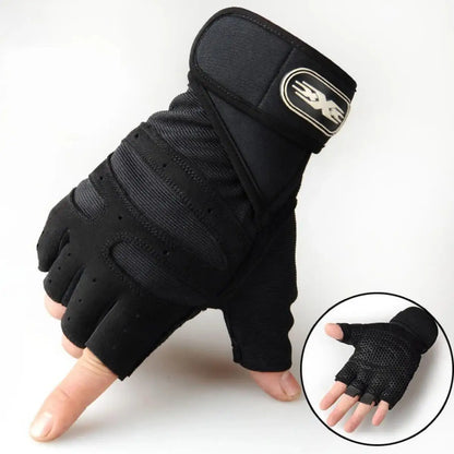 Sports Fitness Gloves – Non-Slip Breathable Half Finger Gloves