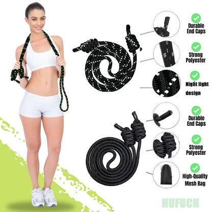 Flow Exercise Rope – Weighted Cardio & Full-Body Training Rope