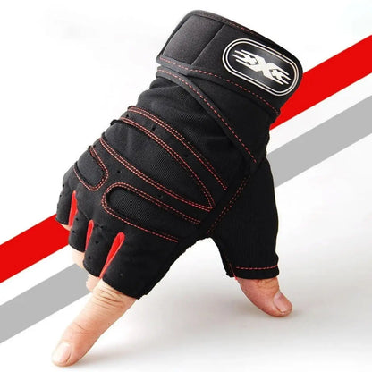 Sports Fitness Gloves – Non-Slip Breathable Half Finger Gloves