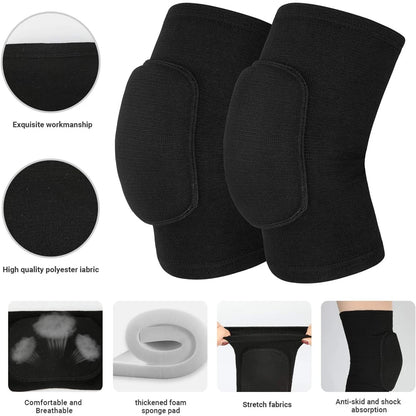 Sports Knee Support Pads – Dancing & Fitness Knee Protectors (1 Pair)