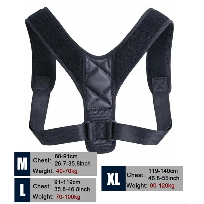 Back Posture Correction Belt – Adjustable Posture Support Brace