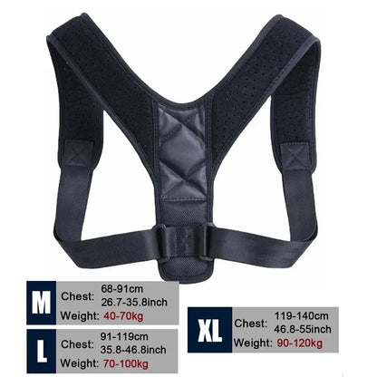 Back Posture Correction Belt – Adjustable Posture Support Brace