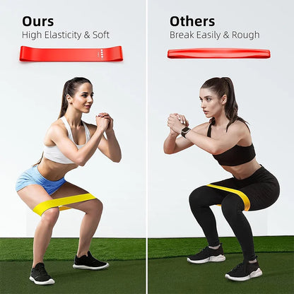 Resistance Band Set - Latex Bands for Leg & Hip Training