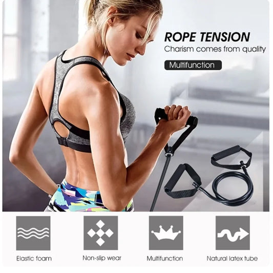 Resistance Pull Rope – Aerobic Stretching & Toning Band (for women)