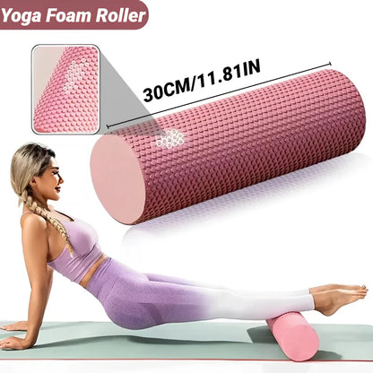 EVA Solid Foam Roller – Deep Tissue Muscle Massage & Recovery