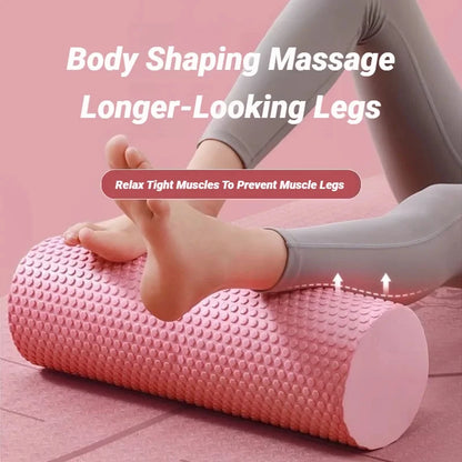 EVA Solid Foam Roller – Deep Tissue Muscle Massage & Recovery