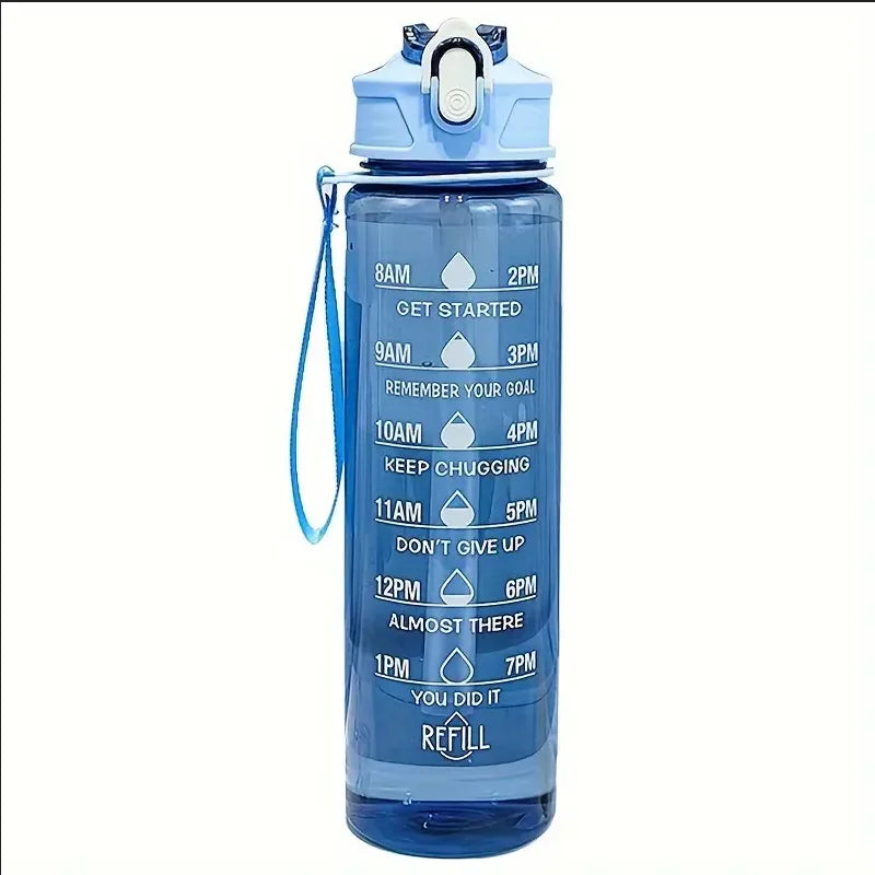 800ml / 27oz Sports Water Bottle with Time Scale