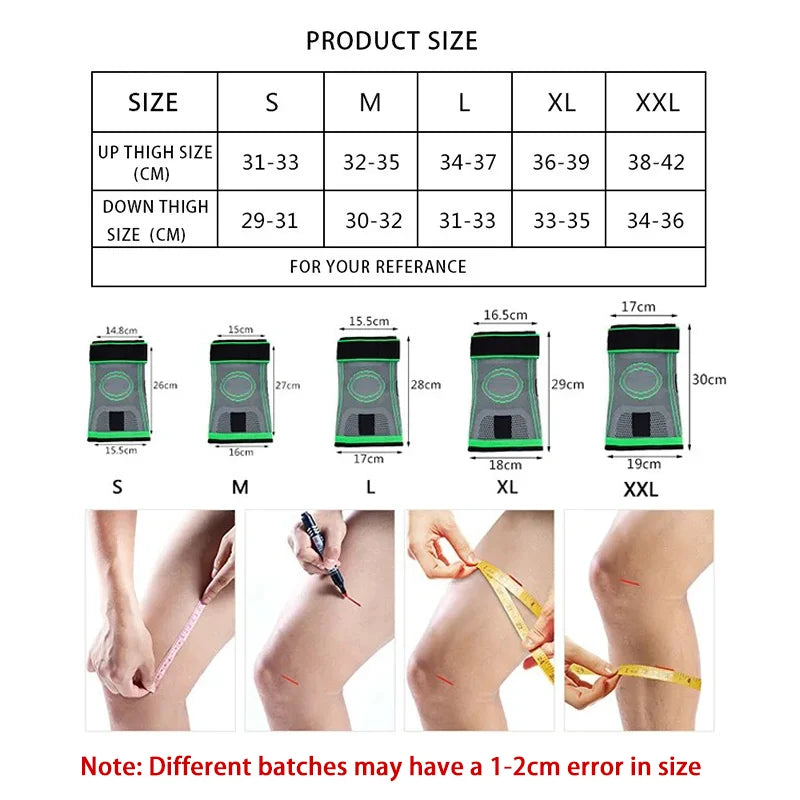 Adjustable Knee Support Wrap – Compression & Joint Protection (single piece)
