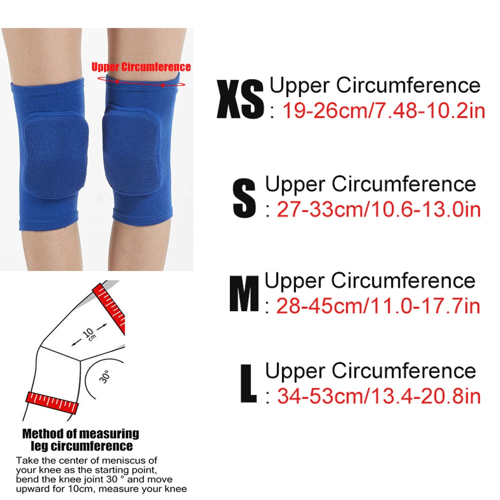 Sports Knee Support Pads – Dancing & Fitness Knee Protectors (1 Pair)
