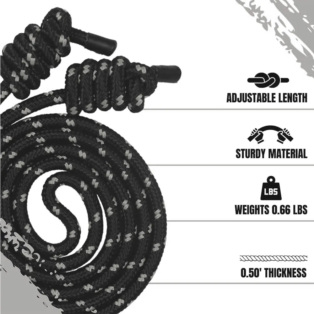 Flow Exercise Rope – Weighted Cardio & Full-Body Training Rope