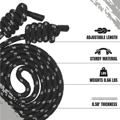 Flow Exercise Rope – Weighted Cardio & Full-Body Training Rope