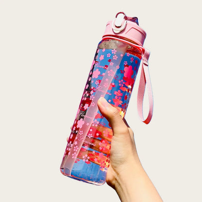 800ml / 27oz Sports Water Bottle with Time Scale