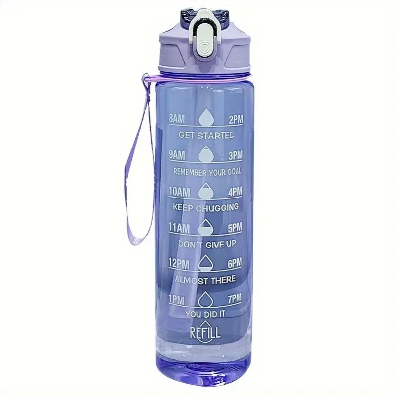 800ml / 27oz Sports Water Bottle with Time Scale