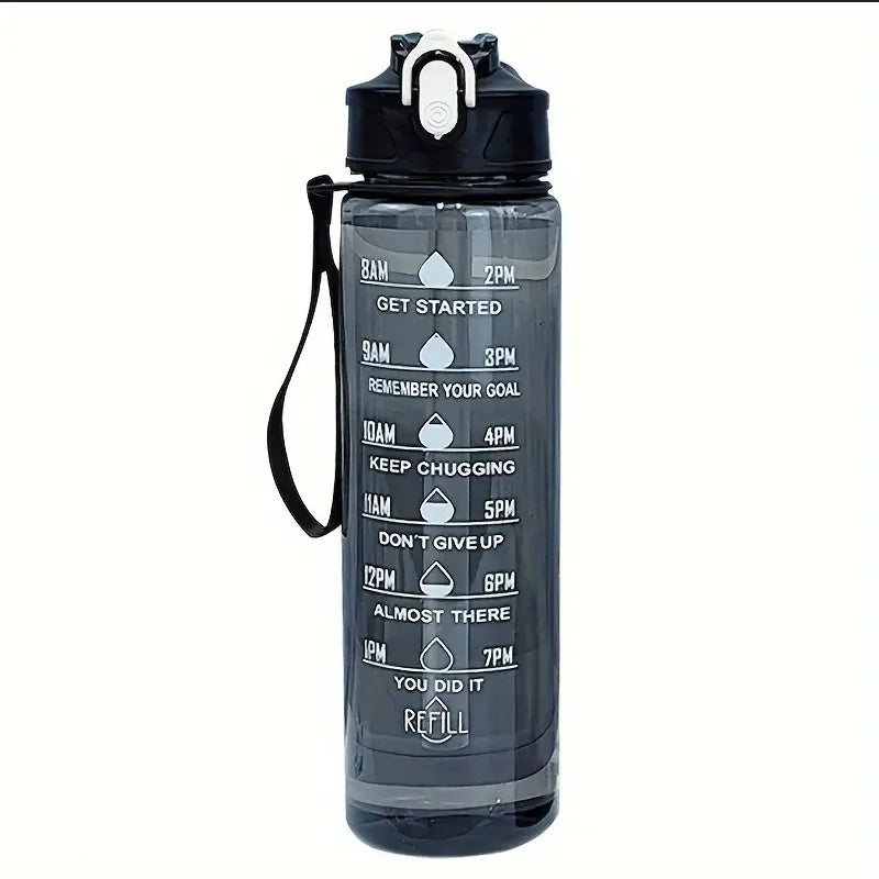 800ml / 27oz Sports Water Bottle with Time Scale
