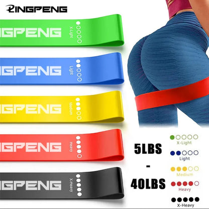 Resistance Band Set - Latex Bands for Leg & Hip Training