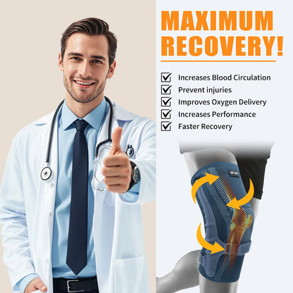 Knee Support Brace – Compression Sleeve for Sports & Daily Use