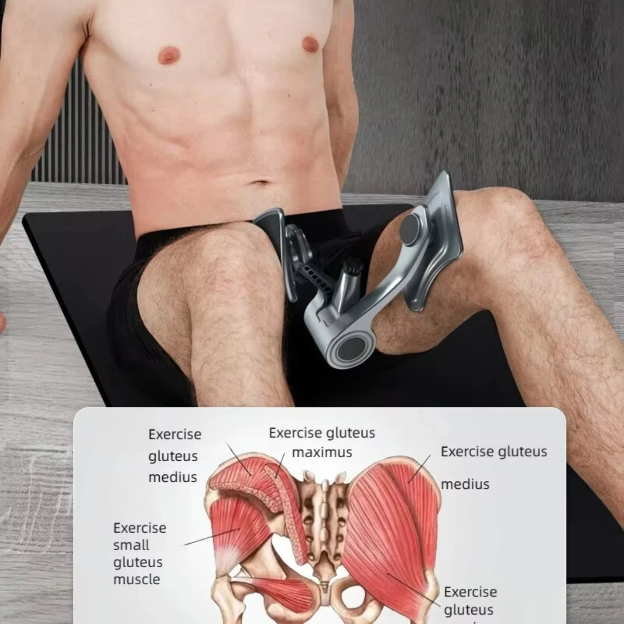 Thigh Muscle Trainer – Adjustable Inner & Outer Thigh Exerciser