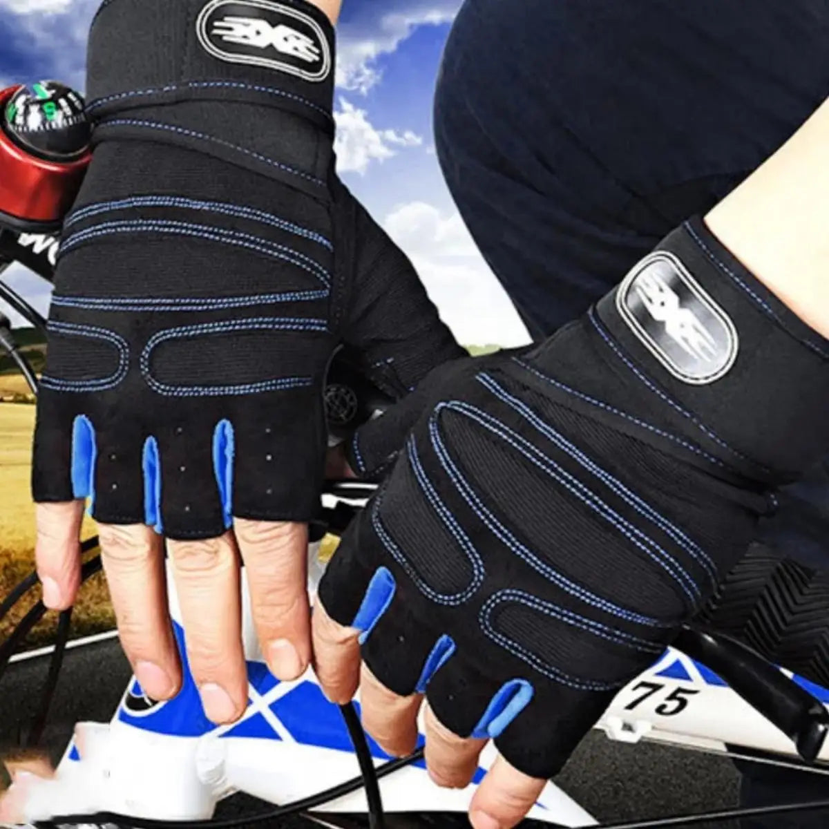 Sports Fitness Gloves – Non-Slip Breathable Half Finger Gloves