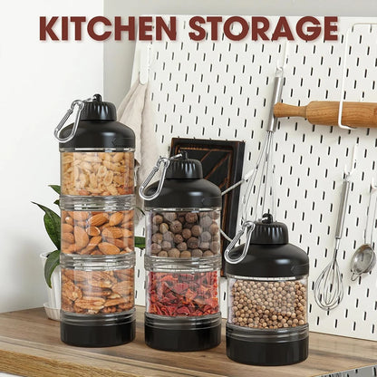 Portable Protein Powder Travel Container