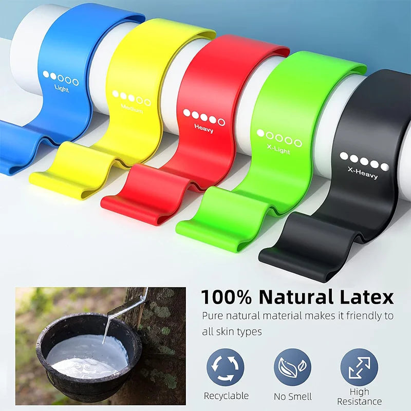 Resistance Band Set - Latex Bands for Leg & Hip Training
