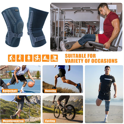 Knee Support Brace – Compression Sleeve for Sports & Daily Use