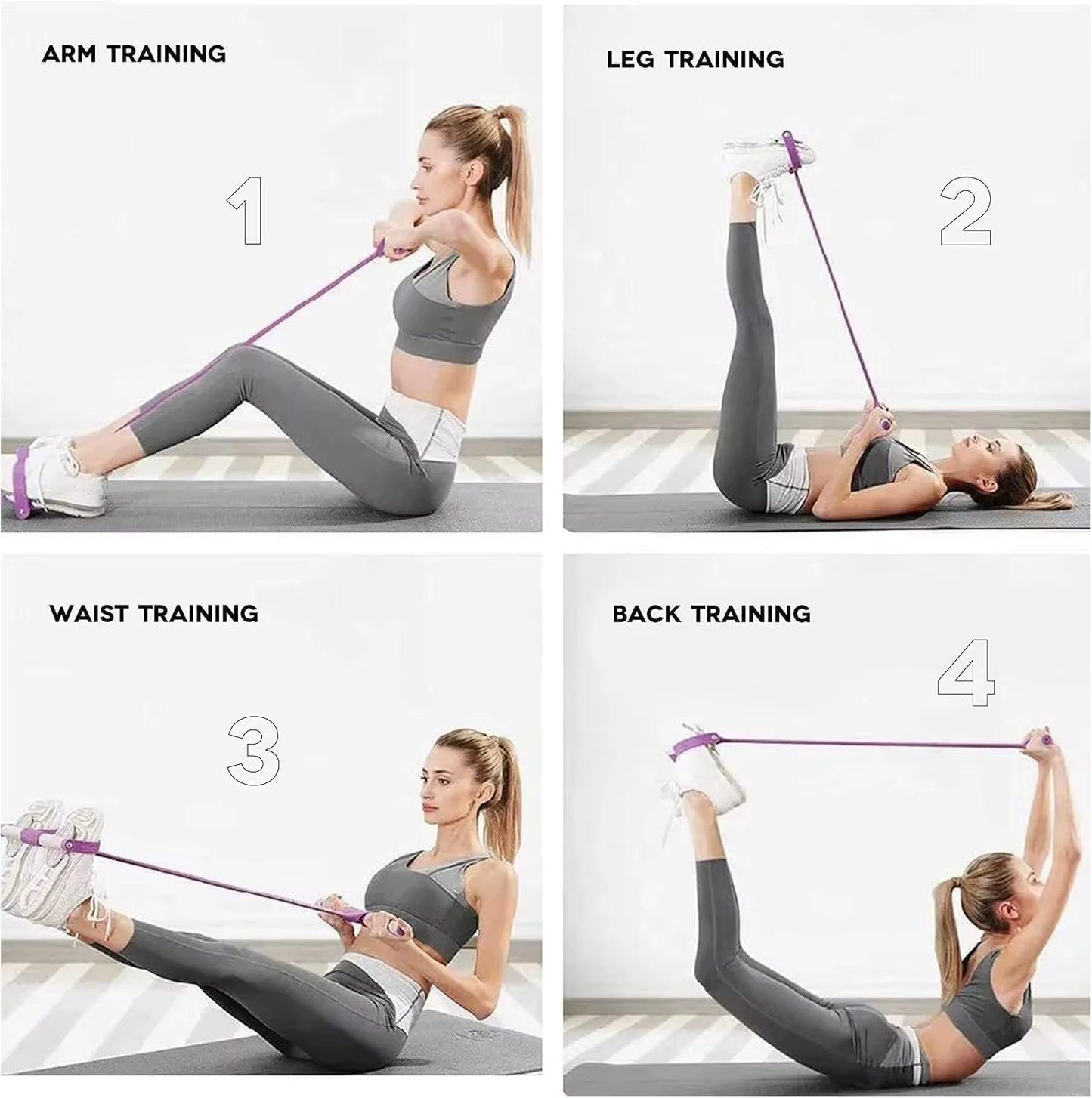 Multifunction Pedal Resistance Band