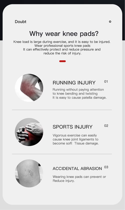 Silicone Knee Pad – Sports Knee Support for Training & Games
