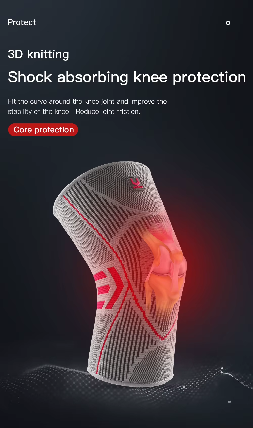Silicone Knee Pad – Sports Knee Support for Training & Games