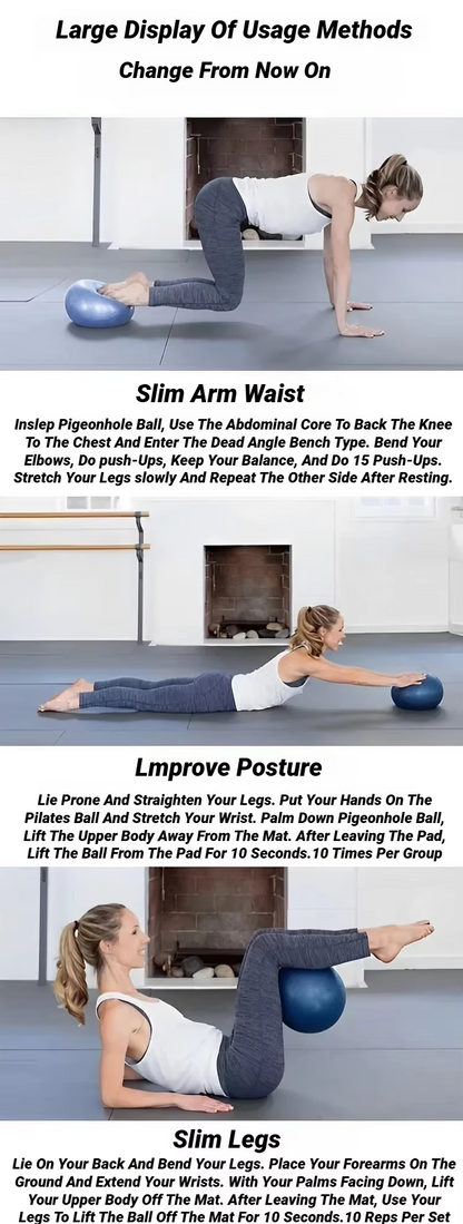 25CM New Yoga Pilates Ball Exercise (mini ball)