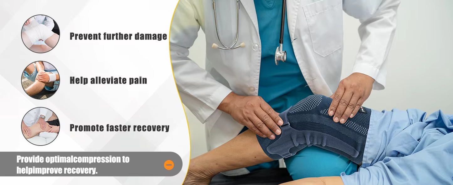 Knee Support Brace – Compression Sleeve for Sports & Daily Use