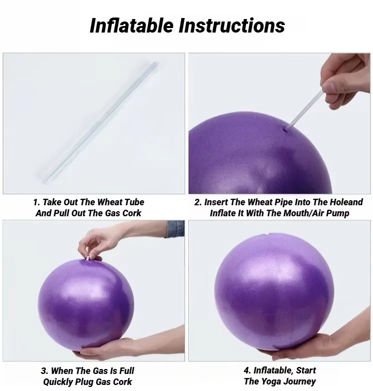 25CM New Yoga Pilates Ball Exercise (mini ball)