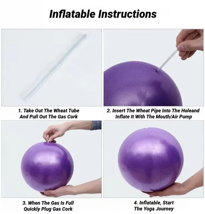 25CM New Yoga Pilates Ball Exercise (mini ball)